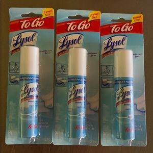 - 🌈 3 pack travel size Lysol disinfectant sp…